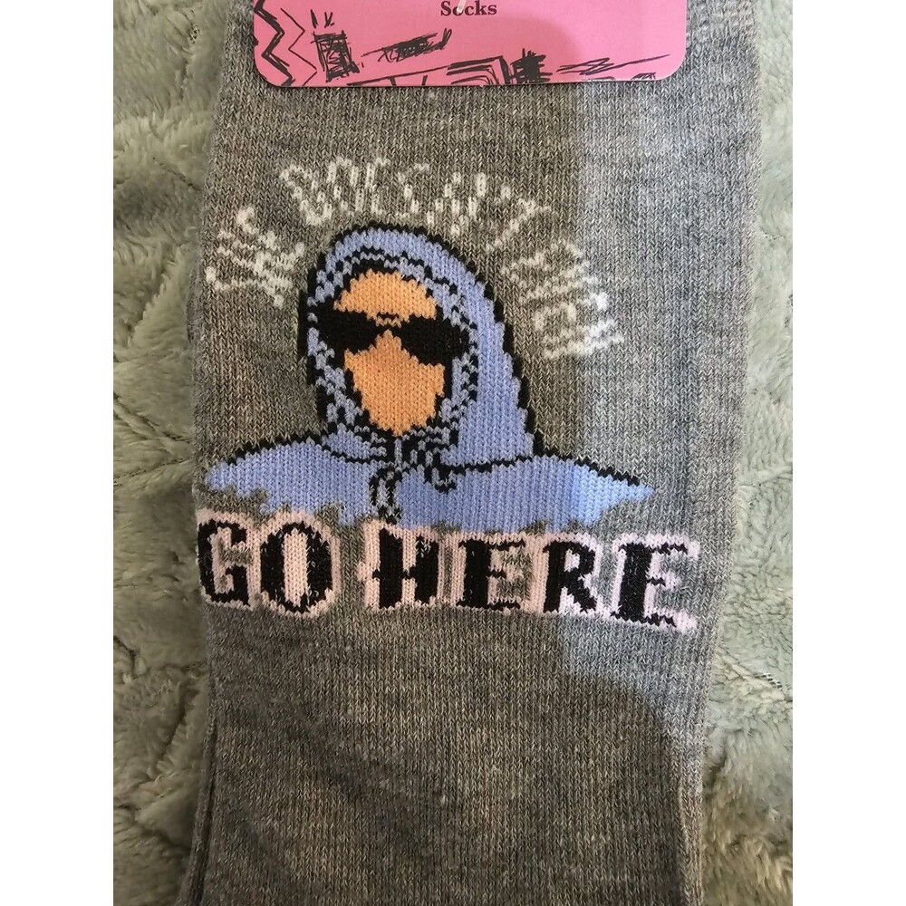 New Mean Girls She Doesn't Even Go Here Socks Size 10-13